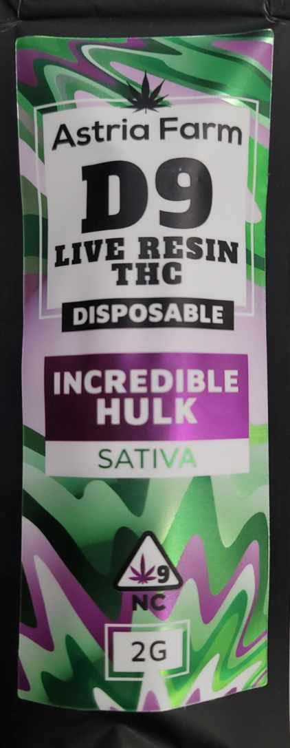 Astria Farm Delta 9 Live Resin Disposable Vapes